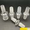 convertitore adattatore in vetro con 14mm 18mm maschio femmina bocca di macinazione tubi di acqua di vetro spessi per adattatori per bong fumatori adattatore per giunti in vetro