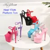 Sandalet kutup dans ayakkabıları striptizci yüksek topuklu kadınlar seksi gösteri ayakkabıları sandalet parti kulübü 15 17 cm platform Highheeled ayakkabılar düğün 230208