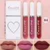 3 pz/set rossetto opaco liquido impermeabile lucidalabbra a lunga durata cosmetico labbra nude sexy trucco rossetti in velluto