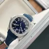 Relógio masculino de luxo produzido na fábrica de 8 cores DG, o recém-atualizado japonês 8215 Sport 40mm pulseira de borracha mostrador azul Super Glow