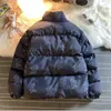 Kadın trençkotları sokak kıyafeti vintage kawaii ayı baskı pamuklu yastıklı ceket stant yaka zip yukarı gevşek parkas harajuku moda gündelik kış