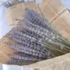 装飾的な花ラベンダーウェディングパーティーのための天然ドライフラワーブーケDIYアレンジメント不滅の庭のリビングルームの装飾