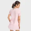 L-333 Tissu Refroidi À L'eau Cool Sweat Respirant Yoga Tops Séchage Rapide Chemise De Tennis Femmes Courir En Plein Air À Manches Courtes Chemises