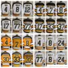 1924-1999 Film Rétro CCM Hockey Jersey Broderie 37 Patrice Bergeron 16 Sanderson Esposito O'reilly Oates Bucyk Lucic 4 Orr Neely Thomas 33 Chara Jersey