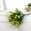 Decorative Flowers Multicolor Gypsophila Bouquet Bud Stars Simulated Baby Breath Silk Flower For Family Wedding House Home Decor