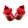 Eerste wandelaars geboren babymeisjes pailletten wieg schoenen kinderwagen zachte zool prewalker anti-slip sneakers 0-18m