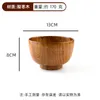 Bowls Retro Style Household Sour Jujube Wooden Bowl Adult Rice Soup Whole Wood Is Not Children's