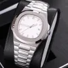 Herren Uhr Automatische Bewegung Gleitleuchten Second Hand Saphirglas Silber und Gold Armbanduhr Delivery267z