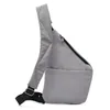 Utomhuspåsar axelväska bröstsport crossbody sling pack nylon casual manlig messenger man rese handväskor
