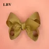 Solid Color Girls Ribbon Hair Bows Alligator Hair Clips Barrettes for Kids Hairpins Hair Accessories 1548