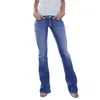 Jean de printemps évasé, jean ample en denim pour femme, 9037