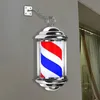 Andere Haarpflegeprodukte, Barber Shop Pole Light, rotierendes Friseursalon-Ladenschild, Lichtstreifen mit Aufhängehalterung, LED-Licht, Salon, Party im Freien, 230208