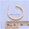 آخر 20pcs Circle 30mm 24k ألوان ذهبية النحاس الدائري حلقة stud جودة الجودة نتائج المجوهرات الإكسسوارات إسقاط dhaxu