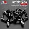 バイクペダルウエストバイク自転車ペダル3ベアリングMTBアンチスリップウルトラライトアルミニウムマウンテンロードバイクプラットフォームペダルサイクリングアクセサリー0208