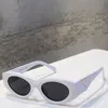 Symbole zonnebrillen Sungod -bril Spr20Z Acetaat Slate Gray Lenzen Zonnebril met een verfijnd ovaal ontwerp 100% UVA / UVB Protection SPR20 PR20 Sun Glass 20Z