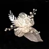 Haarspangen Hochzeit Braut Schmuck für Frauen Perle Blume Haarnadeln Strass Mädchen Party Haarbänder Tiaras Noiva