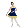 Sahne Giyim Partisi Elbise Kadife Yular Şişkinleri Yumuşak Tül Etek Kızlar Balo Gowns Kadın Balo Salonu Dansı