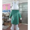 Costumi della mascotte del coniglio di Pasqua di Halloween Vestito da vestito del personaggio dei cartoni animati Vestito da festa all'aperto di Natale Abbigliamento pubblicitario promozionale per adulti