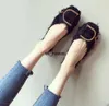 Kledingschoenen groot formaat 35-42 vrouwen schoenen nieuwe mode kristal ontwerp flats zacht bodem massieve kleuren vierkante teen ballet flats casual dames schoenen t230208