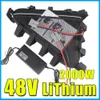 48V Triangle Bag Battery Pack 48V 1000W 2000W 3000W BMS 5A -laddare