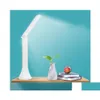 Bordslampor LED -skrivbordslampa Dimble Touch Book Light USB laddning L￤sning av laddningsbara b￤rbara f￤llbara sl￤ppleveransbelysning Belysning i DHCUQ