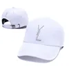 Casquette de baseball de mode masculine et femme de sport extérieur pour hommes 16 couleurs brodées capuchon ajusté ajusté ajusté