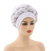 Berets Leferguard Bucket Hat White Fashion Women Deling Braid Asslim Ruffle Cancer Cap Caps قبعات مرنة للنساء Oliv22