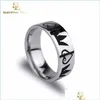 Cluster Rings Stainless Steel Kingdom Crown Heart Design For Men Size 713 Simple Style Fashion Jewelry Drop Delivery Dhzeg