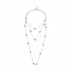 Chains Charm Woman Vintage Creative Stars Multilayer Long Chain Pendant Choker Necklace Bohemian Fashion Jewelry