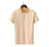 Designer de luxe Polos Hommes Casual Polo Mode Serpent Abeille Imprimer Broderie T-shirt High Street Hommes Polos GG1