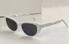 Lunettes de soleil yeux de chat blanc pour femmes Sunnies Shades Occhiali da sole Lunettes de protection UV400 extérieures avec boîte