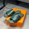 Men slipper summer sandal slide Izmir sandals beach slides slippers slip on rubber sole Goatskin nappa leather 38-45 box