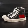 1970S Men Womens Casual Canvas Shoes Sneakers Classic Big Eyes Red Heart Shape Platform Jointly Name Sneaker Chuck Chucks Eur 35-44 B9