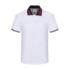 Herren-Designer-Polohemden, Herren-T-Shirt, Polos, lässiges T-Shirt, Schlangen-T-Shirt, Biene, Briefdruck, Stickerei, modische T-Shirts, High Street Man Tee