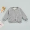 Jackets 1-4 anos Jaqueta de bebê Fleece Winter Infant Girls Coat Boys Boys Casual Cotton Outerwear Roupos