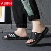 Kapcia Asifn Fashion Beach Flip Flip Men Summer Sport Slides Luksusowe sandały Mężczyzna na zewnątrz bez poślizgu swobodne buty na zewnątrz Kapcia R230208