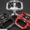 Bike Pedals Clipless/Platform Bicycle Pedals Mountain Bike Lock Pedal Turn Flat Pedal Aluminum Alloy Peilin Bearing SPD Pedal For CX-159 0208