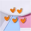 Charms 40Pcs/Set Colorf Cute Love Heart Enamel Pendant Charm For Jewelry Making Diy Necklace Earring Bracelet Accessories Wh Dhxd2