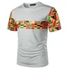 Heren t shirts zomer 2023 mannen casual geprinte losse korte mouwen mode ronde nek t-shirt mannetjes ademende snel drogende oversized