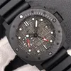 2023New VS watch diameter 47mm 1039 canvas face plate carbon fiber case natural rubber watchband waterproof system mens watches designer watches