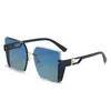 Art und Weisesonnenbrille rundes doppeltes Brückenmodell reale hochwertige 4933 Frauenmann-Sonnenbrille mit schwarzem oder braunem ledernem Kasten und Kleinpaket!