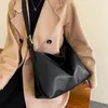 Evening Bags Casual Large Capacity Shoulder Bag Solid Pu Leather Handbags Designer Crossbody For Women Tote