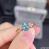 Cluster Rings KJJEAXCMY Fine Jewelry S925 Sterling Silver Inlaid Natural Apatite Girl Luxury Gemstone Ring Support Test Chinese Style