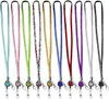 Rhinestone Lanyard Bling Glitter Infällbart halsband Badge Reel Lanyard med Safety Clasp Crystal ID Badge KeyChain Holder For Girl Partihandel