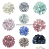 Andra 1000st 12 mm flatback harts druzy runda cabochons como för charms hängarmband smycken diy gör tillbehör fynd släpper y4