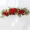Fleurs décoratives soie artificielle Rose Gypsophila Eucalyptus guirlande vigne plantes suspendues Grennery pour mariage maison fête arc décor