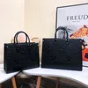 Projektanci luksurysów Onthego Totes MM GM torebki M45321 Worki wieczorowe portfel Portfera Crossbody Bag luksusowa torba 116