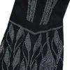 Women Party Dresses Bodycon Sexig One Long Sleeve Glitter Rhinestones Se genom Sheer Mesh Club Spaghetti Strap Maxi Dress