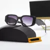 Luxe designer zonnebril voor vrouwen klassieke brillen UV400 MENS GALSSES ​​Mode gepolariseerde zonnebanden reizen Occhiali da Solel Shades 7option Triangle Design