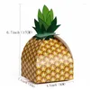 Presentförpackning 20st/parti diy ananas papper bröllop gynnar godislådor barn födelsedag hawaiian strandparti dekorationer